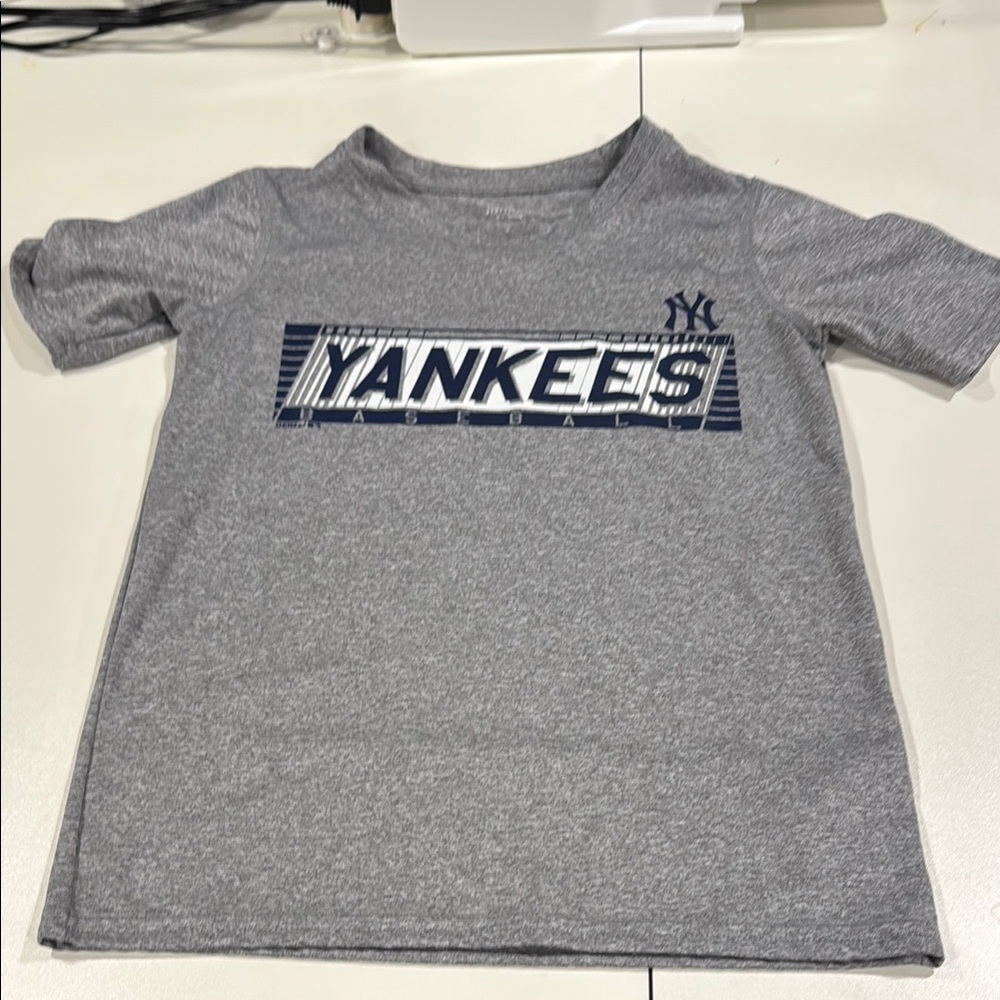 Kids NY Yankees Gray T-Shirt
